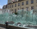 fontaine sur la place du marché de Wroclaw